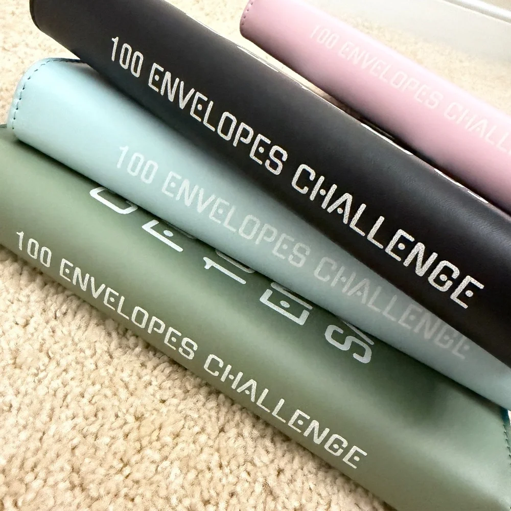 GREEN 100 Money Savings Challenge A5 Money Binder Book Money Budget Book Budget